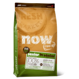 NOW Fresh Small Breed Grain Free сухой беззерновой корм для пожилых собак мелких пород с индейкой, уткой и овощами - 5,45 кг