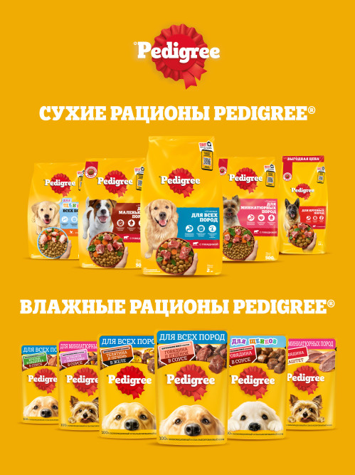 Pedigree сухой корм для взрослых собак миниатюрных пород с говядиной - 1,2 кг