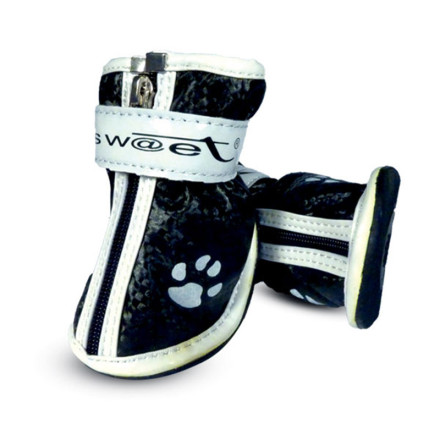 Triol ботинки для собак черные с лапками - размер 2, 45х40х50 мм, 4 шт