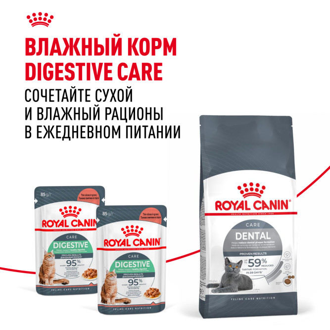 Royal Canin Dental Care сухой корм для взрослых кошек для поддержания здоровья ротовой полости - 400 г