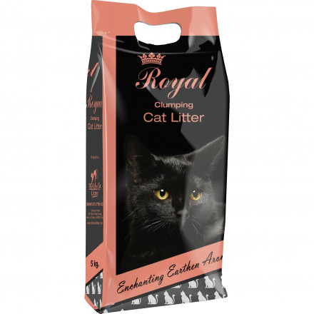 Indian Cat Litter Royal Earthern Aroma комкующийся бентонитовый наполнитель с ароматом индийской земли - 5 кг