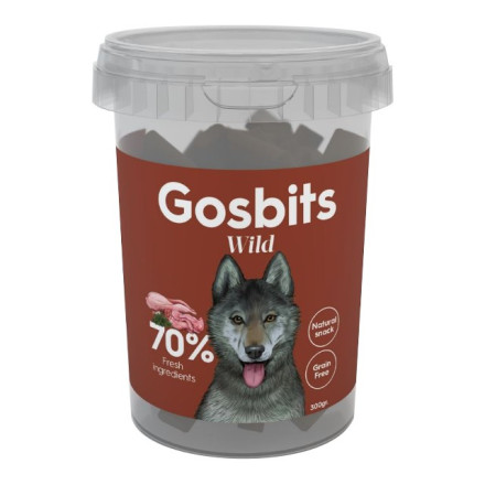 Gosbits лакомство для взрослых собак с дичью - 300 г