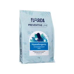 Florida Preventive Line Hypoallergenic сухой корм для взрослых кошек при пищевой аллергии - 7 кг