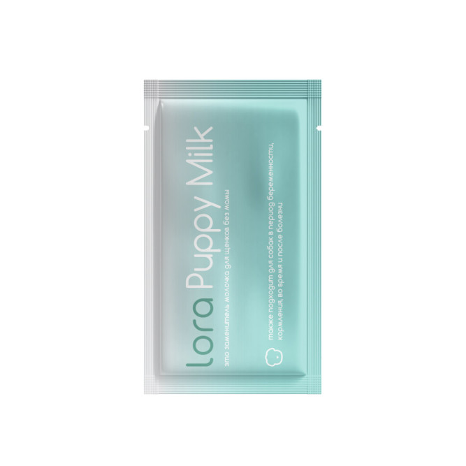 Lora Puppy Milk заменитель молока для щенков сухая смесь, в паучах - 30 г х 20 шт