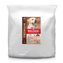 Зоогурман BIG DOG сухой корм для взрослых собак средних и крупных пород, с индейкой - 5 кг