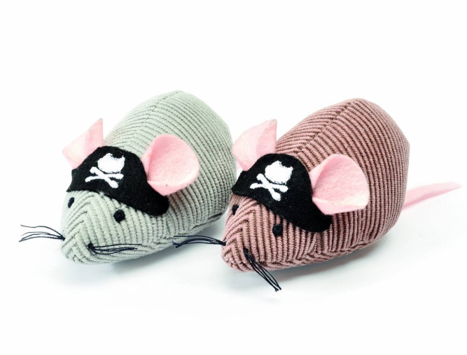 Camon игрушка для кошек "Мышь-пират", размер 10 см