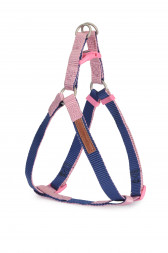 Camon шлейка для собак регулируемая двухцветная, синий/розовый, 2,5х60/100 см
