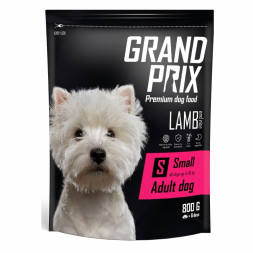 Grand Prix Small Adult Сухой корм для взрослых собак мелких и миниатюрных пород с ягненком - 800 г