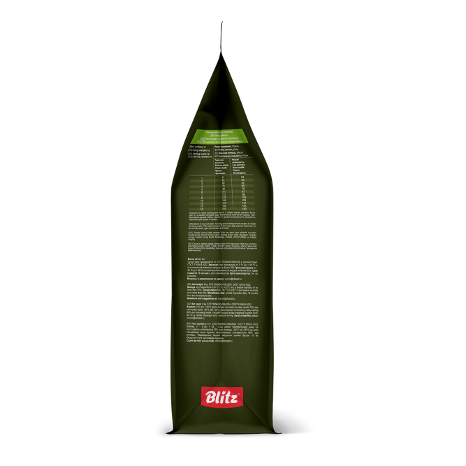 Blitz Holistic Fresh Duck сухой монопротеиновый корм для взрослых собак мелких пород, при чувствительном пищеварении со свежей уткой - 8 кг