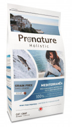 Pronature Holistic Средиземноморское меню сухой беззерновой корм для кошек всех возрастов с сельдью и лососем - 6 кг