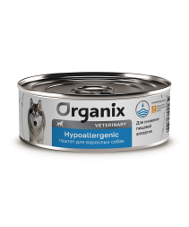 Organix Veterinary Hypoallergenic влажный диетический корм для взрослых собак при пищевой аллергии, в консервах - 100 г х 12 шт