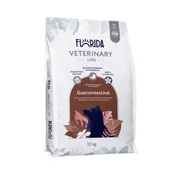 Florida Veterinary Line Gastrointestinal сухой диетический корм для взрослых собак всех пород при расстройствах пищеварения, нарушениях абсорбции в период восстановления - 10 кг