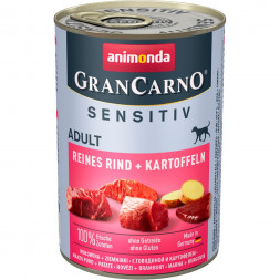 Animonda Gran Carno Sensitiv влажный корм для собак с чувствительным пищеварением с говядиной и картофелем - 400 г