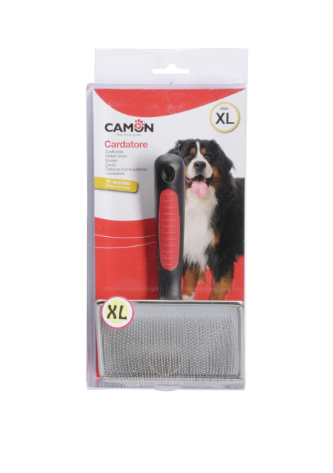 Camon пуходерка для собак, сталь, размер XL (11x7 см)