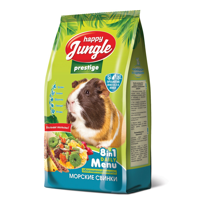 Happy Jungle Престиж корм для морских свинок - 500 г