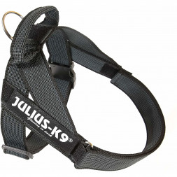 Julius-K9 шлейка для собак Color &amp; Gray 1, 61-80 см / 23-30 кг, черная