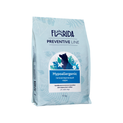 Florida Preventive Line Hypoallergenic сухой корм для взрослых собак всех пород при пищевой аллергии - 10 кг