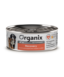 Organix Veterinary Recovery влажный диетический корм для взрослых кошек и собак в период анорексии, выздоровления и послеоперационного восстановления, в консервах - 100 г х 12 шт