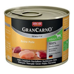 Animonda Gran Carno Sensitiv влажный корм для собак с чувствительным пищеварением с индейкой - 200 г
