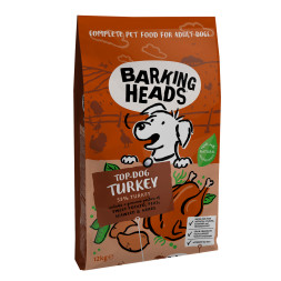 Barking Heads Top - Dog Turkey сухой беззерновой корм для взрослых собак с индейкой и бататом - 12 кг