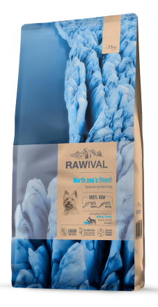Rawival North Sea’s Finest сухой корм для взрослых собак карликовых и малых пород с лососем и сельдью - 7,5 кг