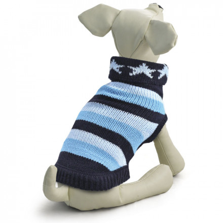 Triol свитер для собак &quot;Звезды&quot;, сине-голубой XS, 20 см