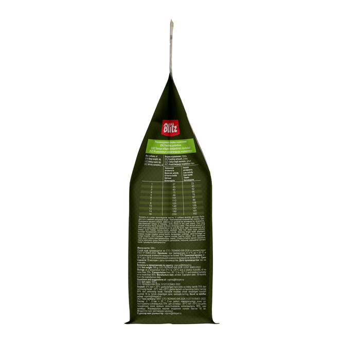 Blitz Holistic Fresh Duck сухой монопротеиновый корм для взрослых собак мелких пород, при чувствительном пищеварении со свежей уткой - 500 г