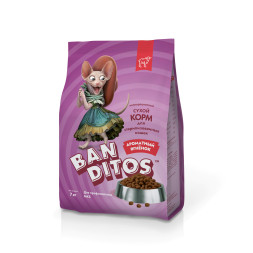 Banditos сухой корм для взрослых стерилизованных кошек и кастрированных котов, с ягненком - 7 кг