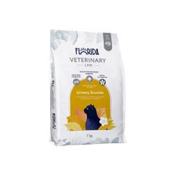 Florida Veterinary Line Urinary Struvite сухой диетический корм для взрослых кошек для растворения струвитных уролитов и профилактики их рецидива - 7 кг