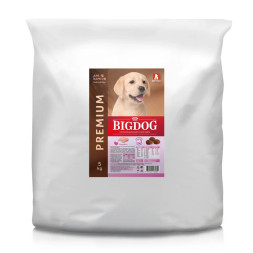 Зоогурман BIG DOG 30/17 сухой корм для щенков средних и крупных пород, с индейкой - 5 кг