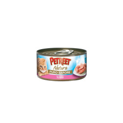 Petreet влажный корм для взрослых кошек с кусочками тунца в рыбном супе - 70 г
