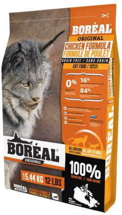 Boreal Original сухой корм для кошек всех пород с курицей - 5,44 кг