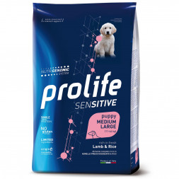 Prolife Puppy Sensitive Medium/Large сухой корм для щенков с ягненком и рисом - 2,5 кг