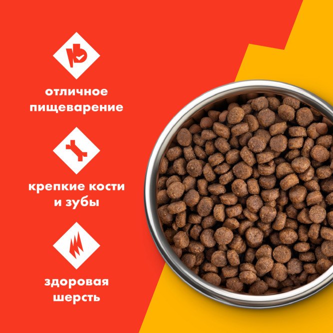 Ultra полнорационный сухой корм для взроcлых собак всех пород, с курицей - 600 г