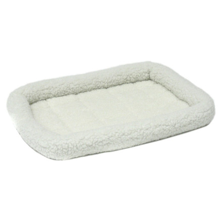 Лежанка MidWest Pet Bed для собак и кошек флисовая 55х33 см, белая