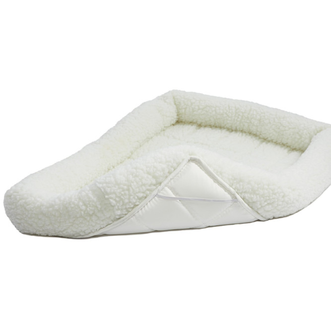 Лежанка MidWest Pet Bed для собак и кошек флисовая 55х33 см, белая