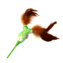 Nems игрушка для кошек дразнилка-рыбка с перьями 52 см