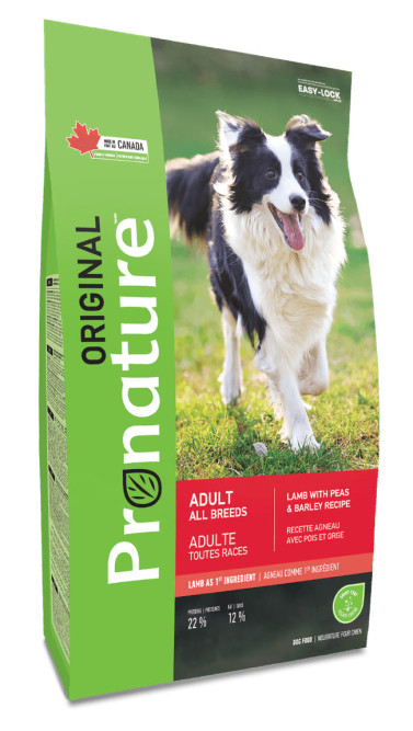 Pronature Original сухой корм для взрослых собак всех пород с ягненком - 340 г