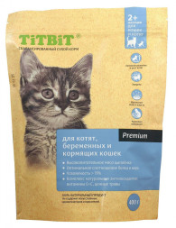 TiTBiT сухой корм для котят, беременных и кормящих кошек - 400 г