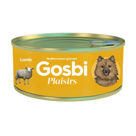Gosbi Plaisirs влажный корм для взрослых собак с ягненком - 185 г