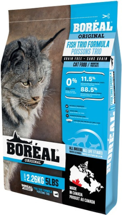 Boreal Original сухой корм для кошек всех пород с 3 видами рыбы - 2,26 кг
