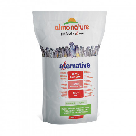 Almo Nature Alternative Fresh Lamb &amp; Rice M-L со свежим ягненком и рисом для собак средних и крупных пород - 3,75 кг