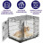 Лежанка MidWest Pet Bed для собак и кошек флисовая 60х45 см, белая