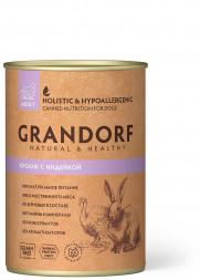 Grandorf rabbit With Turkey влажный корм для собак всех пород, кролик c индейкой - 400 г