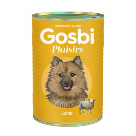 Gosbi Plaisirs влажный корм для взрослых собак с ягненком - 400 г