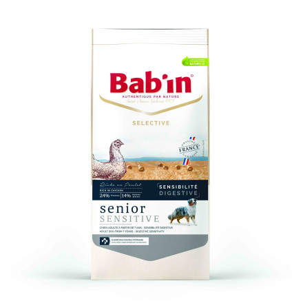 Babin Selective Senior Sensitive сухой корм для пожилых собак с чувствительным пищеварением с курицей - 3 кг