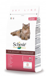 Schesir Cat Sterilized сухой корм для стерилизованных кошек с ветчиной - 10 кг