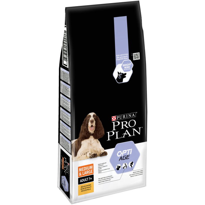 Purina Pro Plan Medium &amp; Large Adult 7+ cухой корм для взрослых собак средних и крупных пород старше 7 лет с курицей и рисом - 14 кг