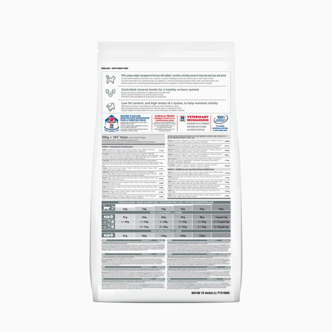 Сухой корм Hills Science Plan для молодых стерилизованных кошек и кастрированных котов , с курицей - 10 кг