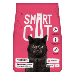 Smart Cat сухой корм для взрослых кошек с ягненком - 400 г